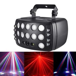 LED disko laser RGB 4u1 sa daljinskim