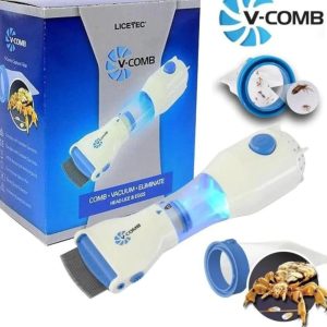 Electric Lice and Flea Comb and Vacuum 2-in-1