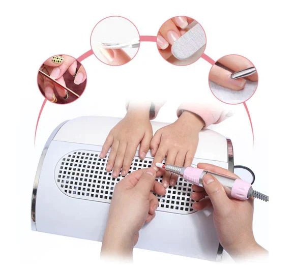 Profesionalni Aspirator za Nokte sa Tri Ventilatora, 36W