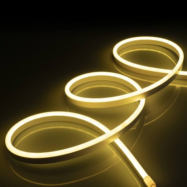 LED Neon Fleksibilna Traka 5m - Toplo Bela
