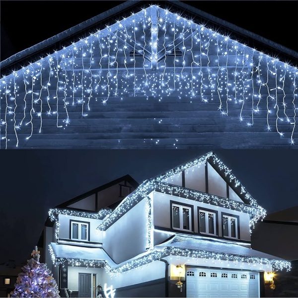 Novogodišnja LED Zavesa 9m - Bela