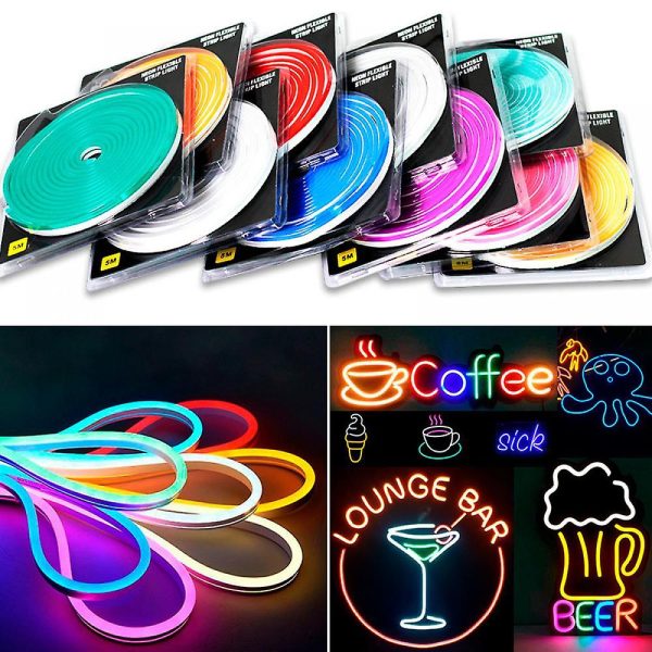 LED Neon Fleksibilna Traka 5m - više boja