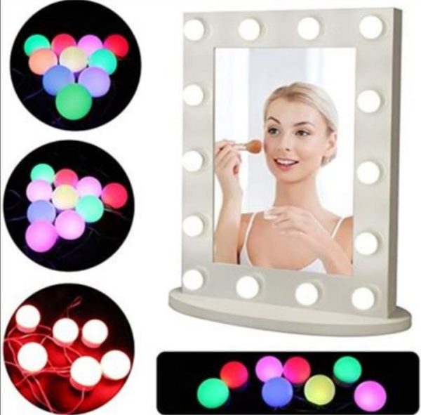 LED RGB Sijalice za Ogledalo sa Daljinskim - Set 10 kom