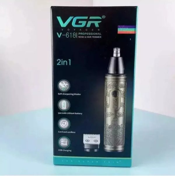 VGR V-618 Trimer za Nos i Zulufe 2u1