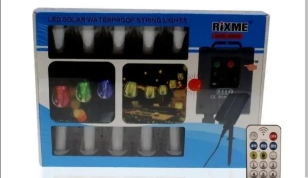 RGB Solarne LED Sijalice — Set od 10 Komada