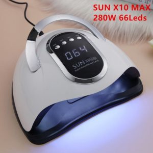 UV/LED Lampa za Nokte Sun X10 Max, 66 Dioda sa LCD Ekranom