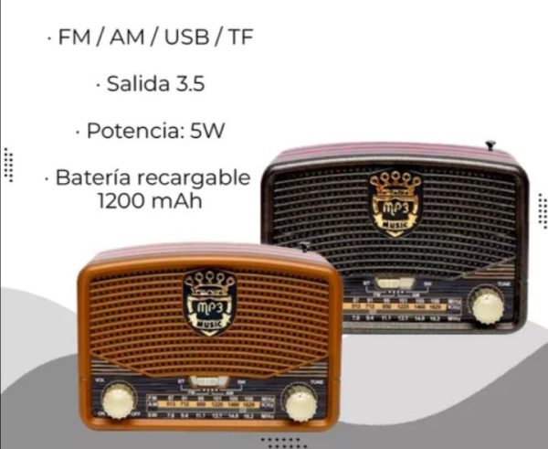 Retro Radio Tranzistor MK-619BT (Bluetooth, Punjivi)