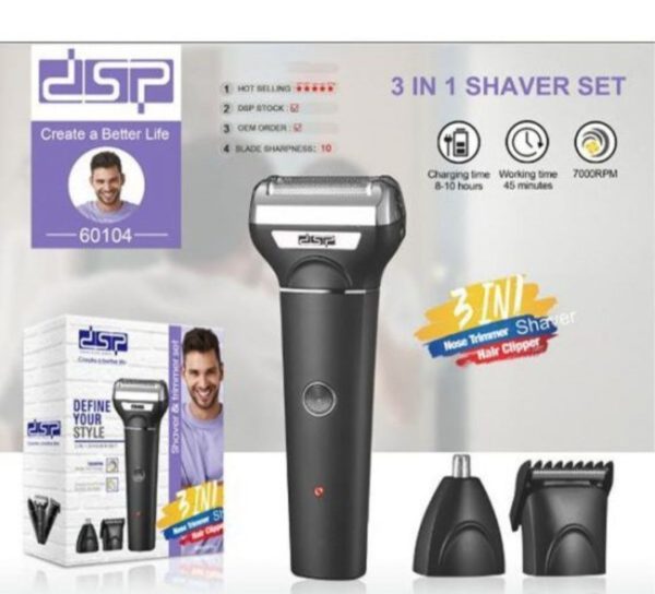 Mašinica za Brijanje 3u1 — Set DSP 60104