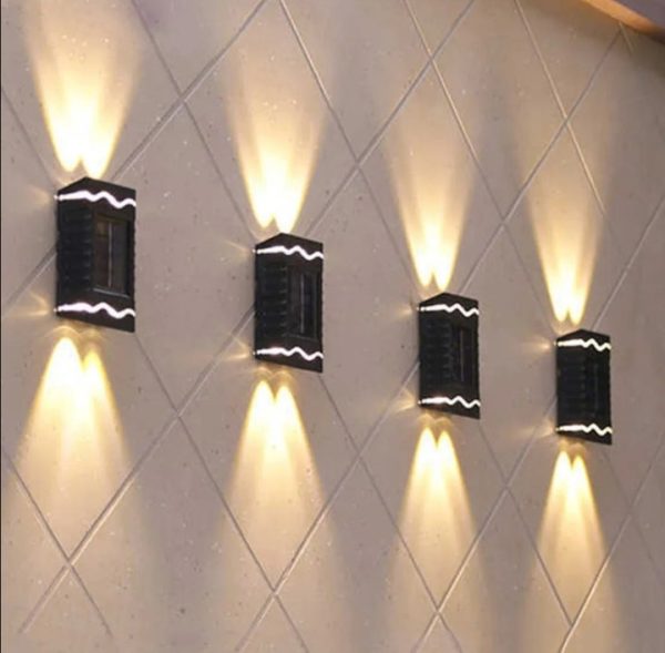 Solarne Dekorativne Zidne Lampe - Set 4 kom