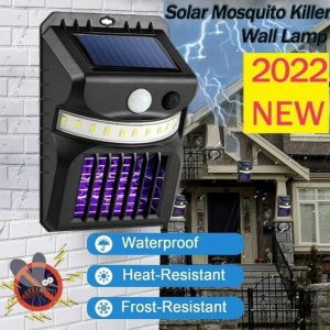 Solarna Zidna Lampa sa Senzorom Pokreta i Hvatačem Komaraca