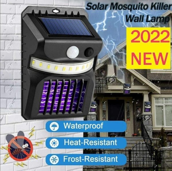 Solarna Zidna Lampa sa Senzorom Pokreta i Hvatačem Komaraca