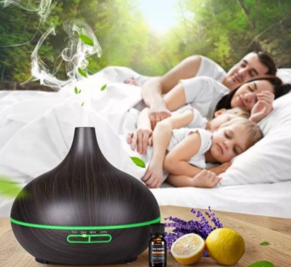 Aroma difuzer i ovlaživač sa 7 LED boja 400 ml