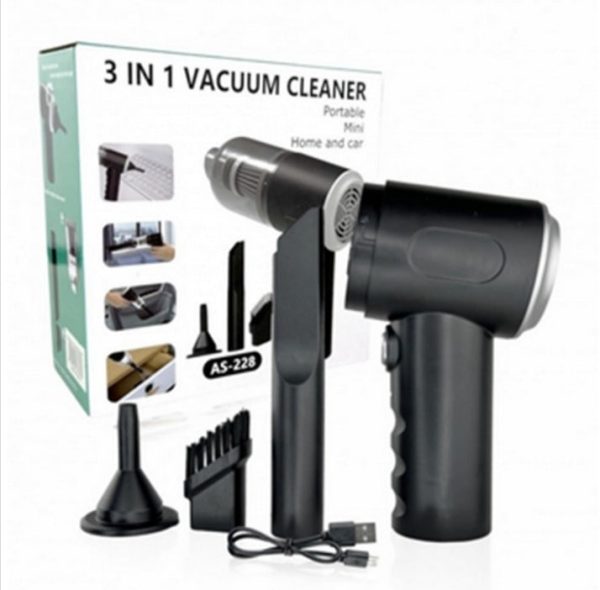 Mini Bežični USB Usisivač 3u1 za Auto i Dom