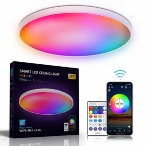 Pametni WiFi LED Plafonski Panel RGB sa Daljinskim i Aplikacijom