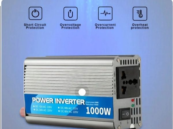 Pretvarač Napona 12V na 220V Inverter 1000W AB-Q013