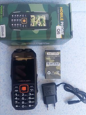 Land Rover Q6 Mobilni Telefon (Dual SIM, 20000 mAh)