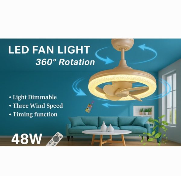 LED plafonska lampa sa ventilatorom 48W (ML-102)