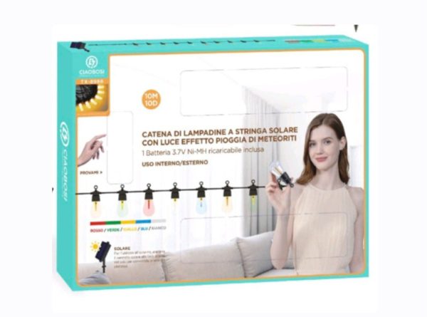 Solarne RGB Sijalice sa Daljinskim - Set 10 Komada Ciaobosi TX-8984