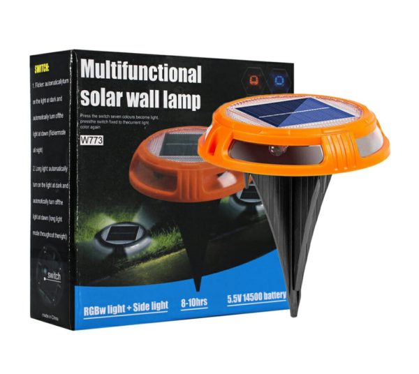 Solarna RGB LED Lampa za Dvorište i Baštu