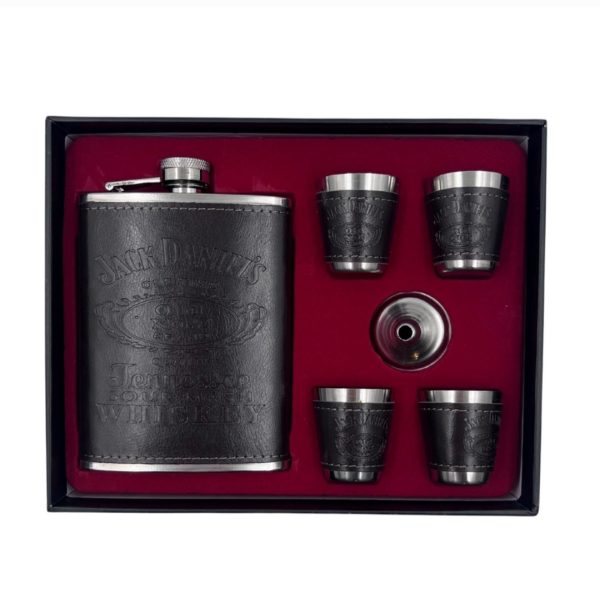 Set sa Pljoskom i Čašicama u Poklon Kutiji