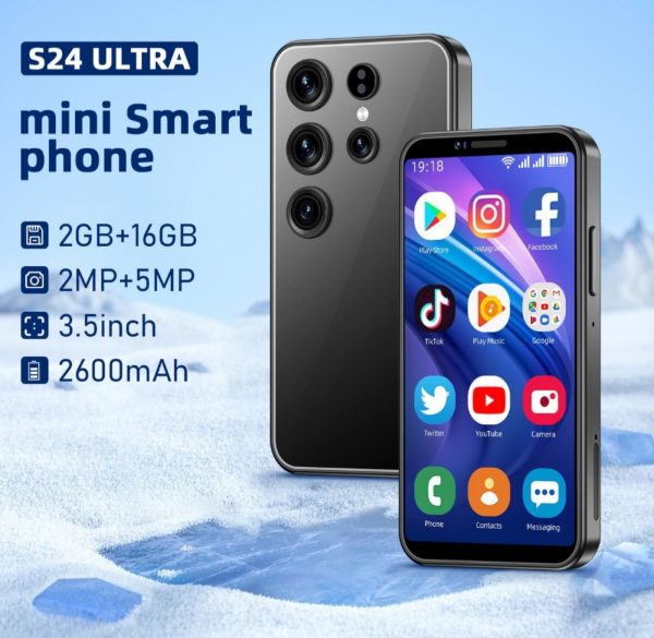 Mini pametni telefon S24 Ultra Mini