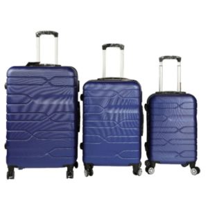 Set of Travel Suitcases 3 in 1, Blue