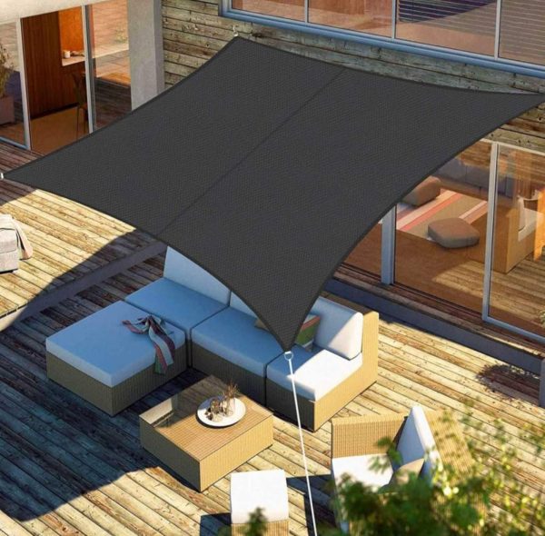 Zaštitno Platno za Tendu Ibica 1x2 m, Crno