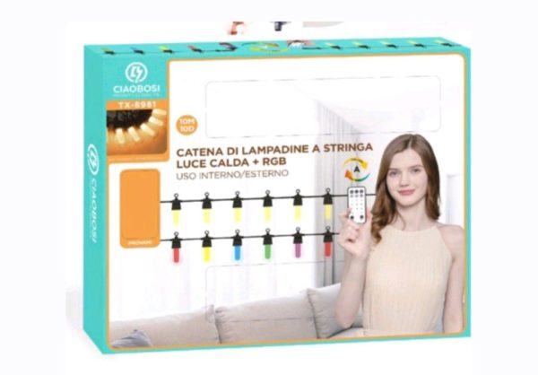 RGB Sijalice sa Daljinskim 220V - Set 10 Komada Ciaobosi TX-8981