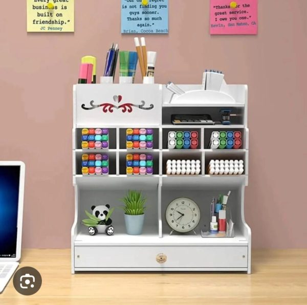 Stoni Organizer za Olovke i Sitnice (Beli)