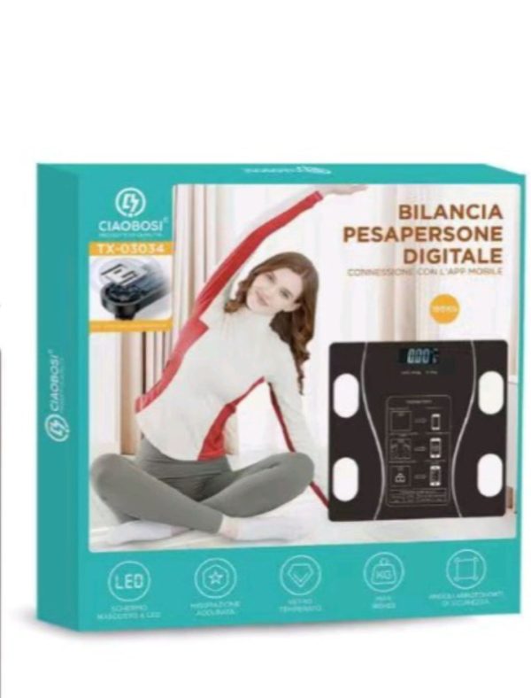Pametna Digitalna Vaga za Telesnu Masu do 180kg