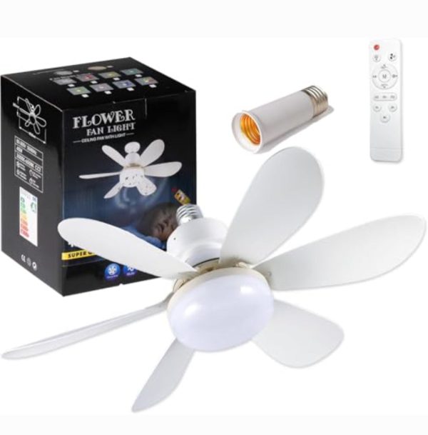 Plafonski Ventilator sa LED Svetlom 30W