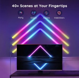 LED Tube RGB Zidna Lampa sa Bluetooth Kontrolom