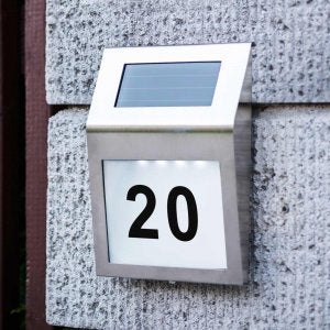 Solarni LED Kućni Broj sa Senzorom
