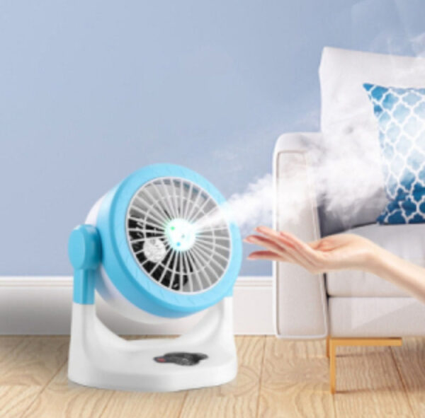 Mini ventilator sa vodenom maglom - bezicni punjivi 3 brzine