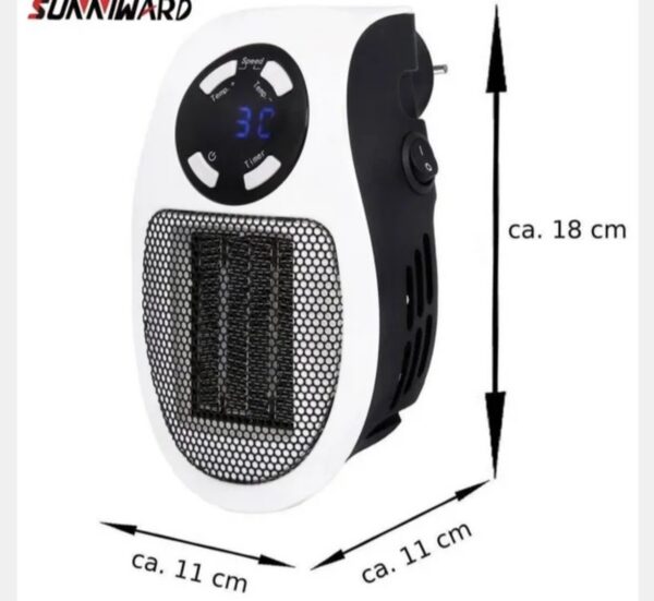 Zidna grejalica 500W – utičnica, tajmer, LED ekran