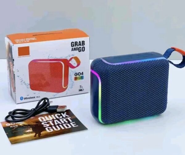 Bluetooth zvučnik GO4 RGB - bežični, 7h baterije