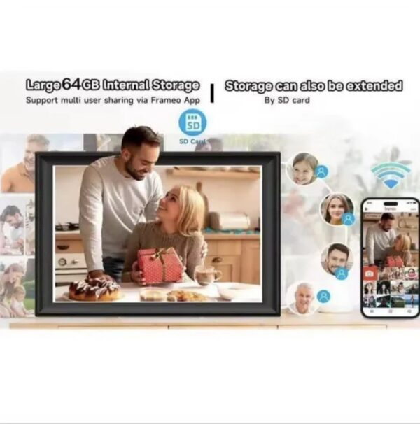 Digitalni foto ram - WiFi, touch screen, foto i video
