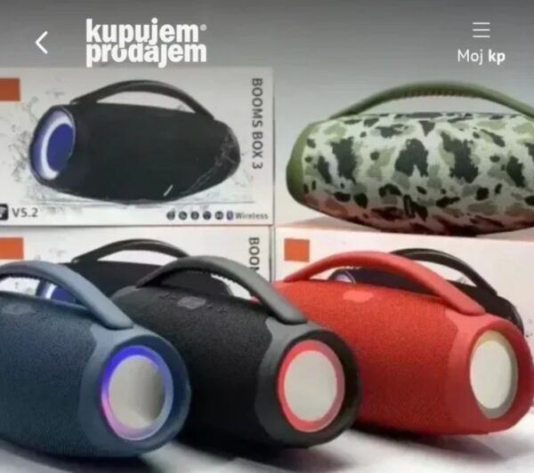 Bluetooth zvučnik velike snage – prenosiv i vodootporan