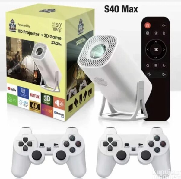 Projektor S40 Max Full HD 1080p do 150 inča