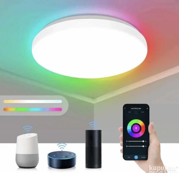 Pametna plafonska lampa RGB - Wi-Fi, Tuya, Alexa