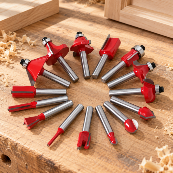 Set glodala za frezer 6 mm, 15 komada